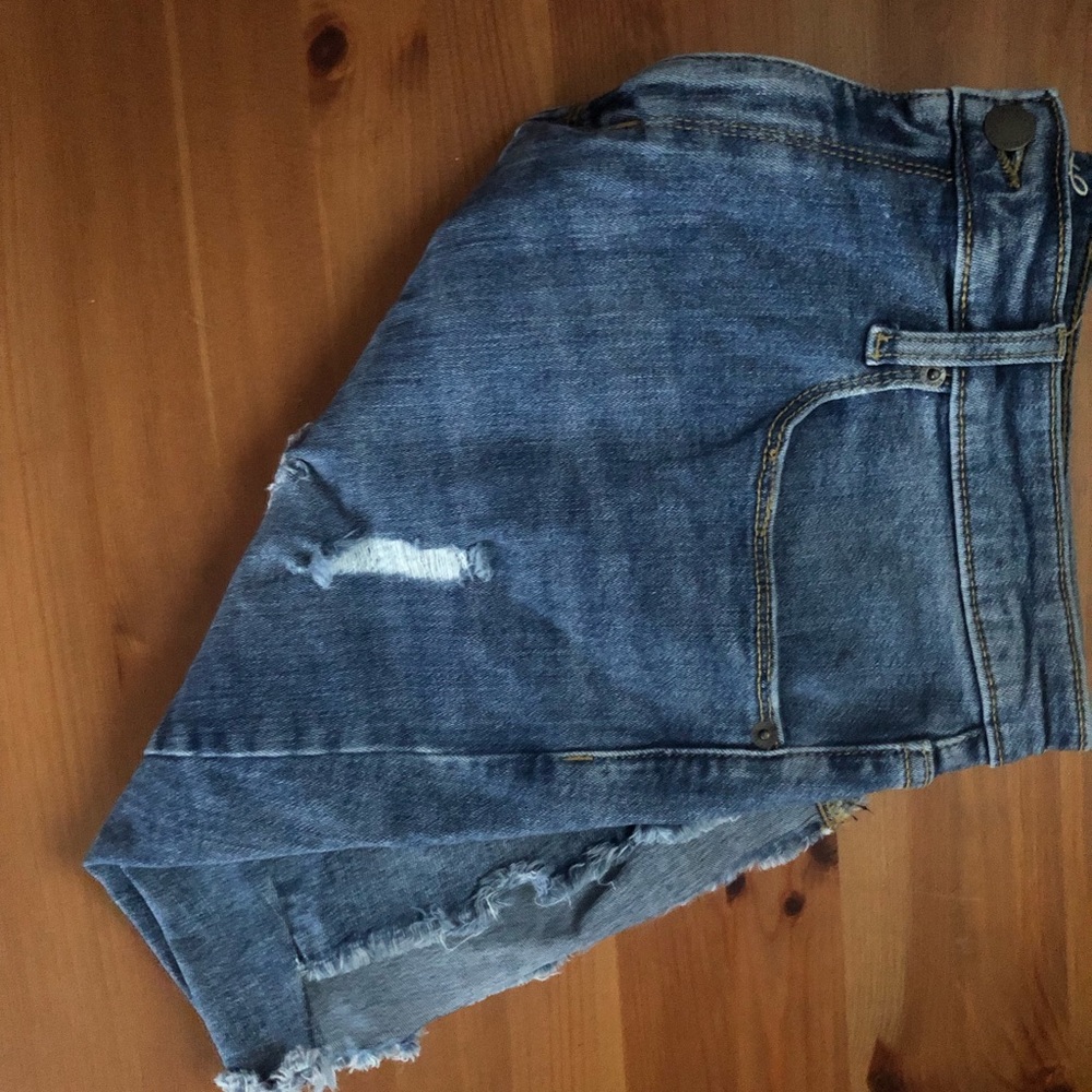 distressed shorts